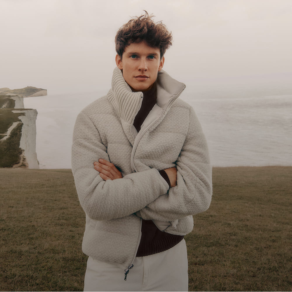 【Falconeri】ファルコネリ フード＆ドローストリング付きダウンジャケット フード＆ドローストリング付き ダウンジャケット | Falconeri